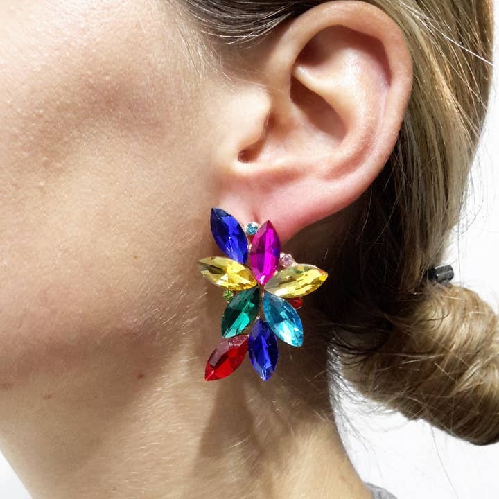 BRANDELIA – Engroshandel Hængeøreringe og creoløreringe – Spektakulære blomsterøreringe · Flerfarvet5