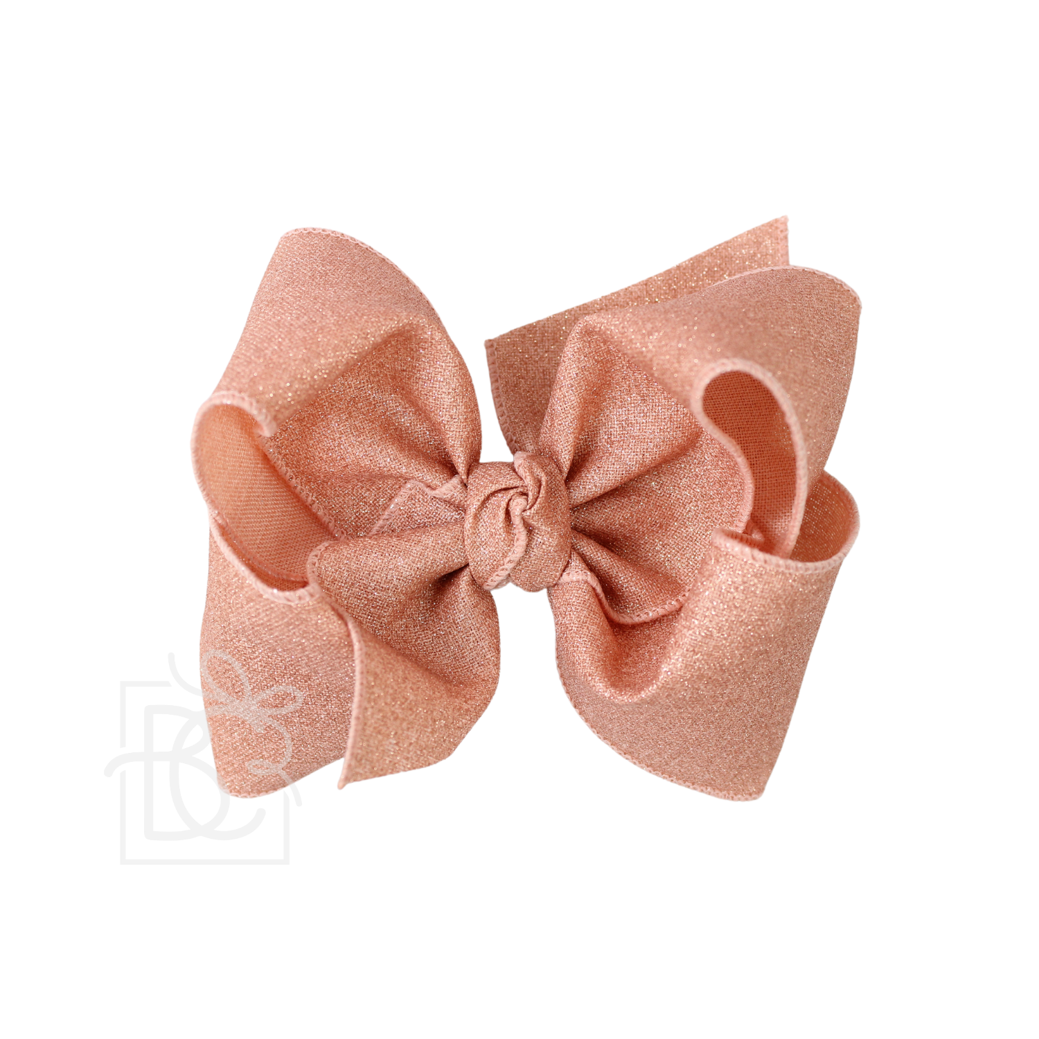 Beyond Creations, LLC - Wholesale Hair Bow - Kids - GLITTER METALLIC BOW ON CLIP64