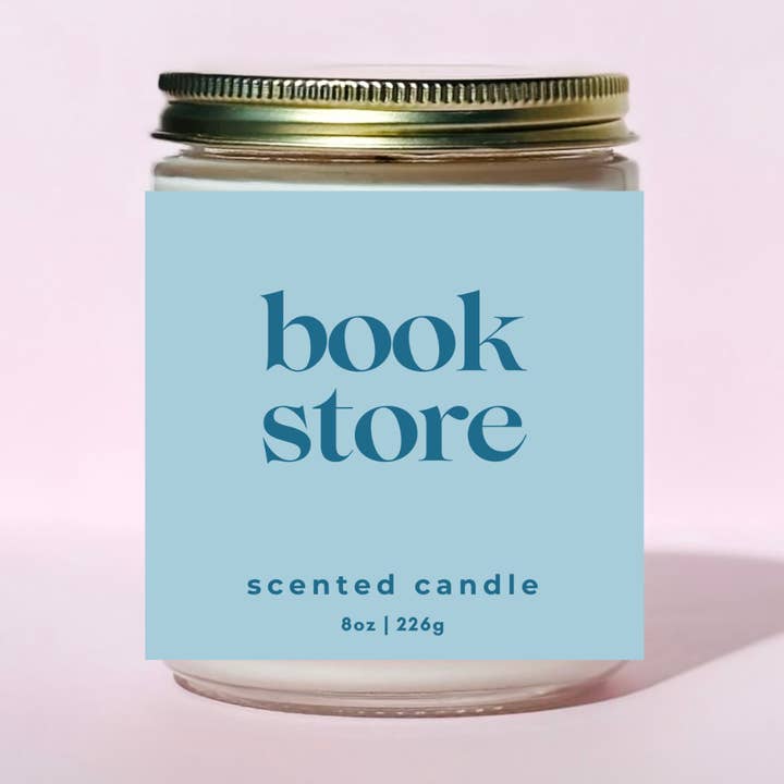 Bookstore Spring Summer Bookish Candle for wholesale by Free Ethos