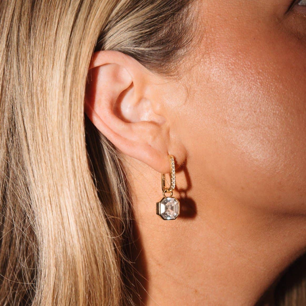 Chloe + Lois - Wholesale Hoop Earrings - Luxe Asscher Hoops13