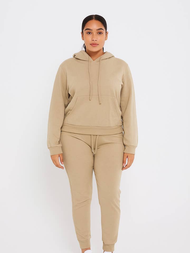 MB Fashion Wholesale - Wholesale Lounge Set - Women's - MB FASHION Casual Cozy Jogger Set with Hoodie 274R6