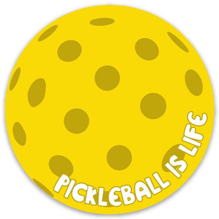 Pickleball Sticker Pickleball Gifts Pickle Ball Accessories for wholesale by R is for Robo