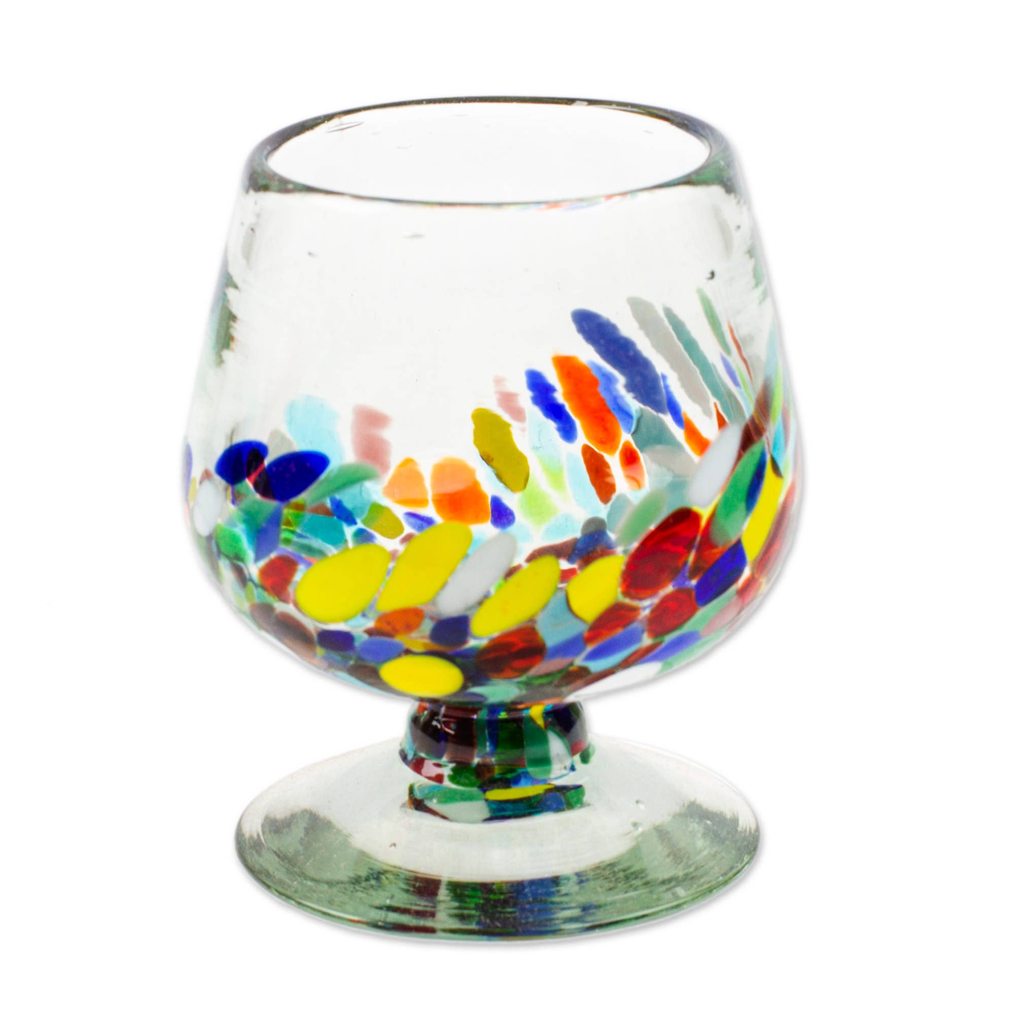 NOVICA - Wholesale Wine Glass - Novica Handmade Chromatic Ceremony Glass Goblets, Set Of 43