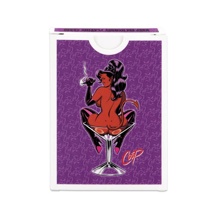 Wood Rocket Products - Wholesale Playing Cards - Coop's Keep-Em-Honest Playing Cards, CAR-0043