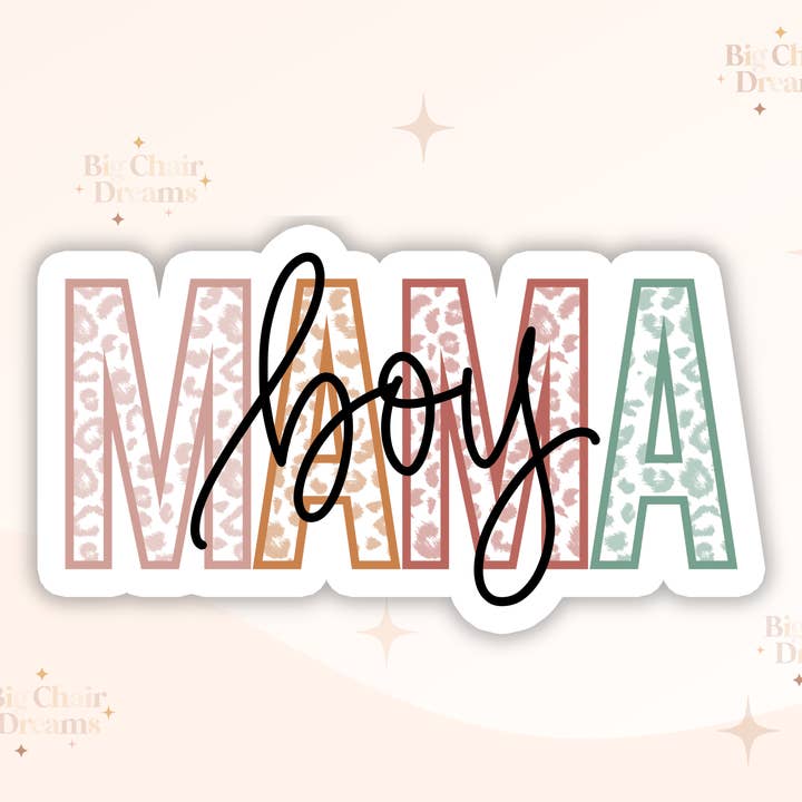 Boy Mama Sticker - Aufkleber für Mama für den Großhandel von Big Chair Dreams