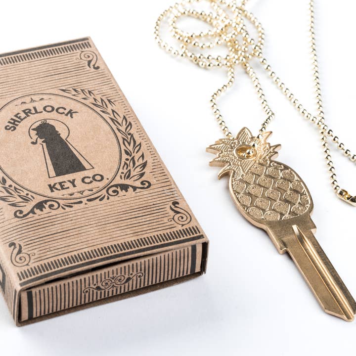 Sherlock Key Co - Venta al por mayor Llavero - Unisex - Llave de piña