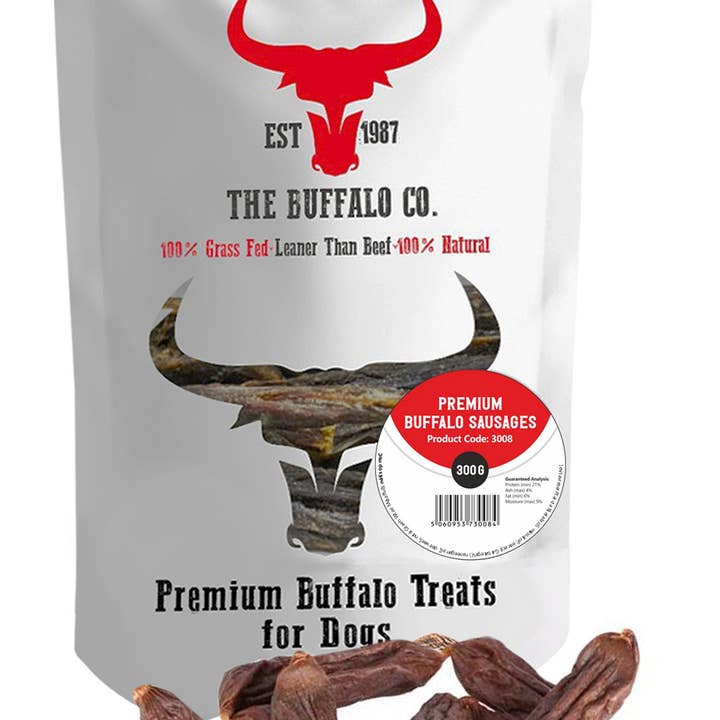 The Buffalo Co. – wholesale Pet treats – Dog – Premium Buffalo Sausage-Dog Treats-300g
