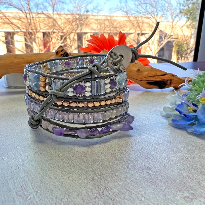 IST Jewelry - Wholesale Beaded Bracelet - Hand Crafted Multi-Gem Super Bracelet.