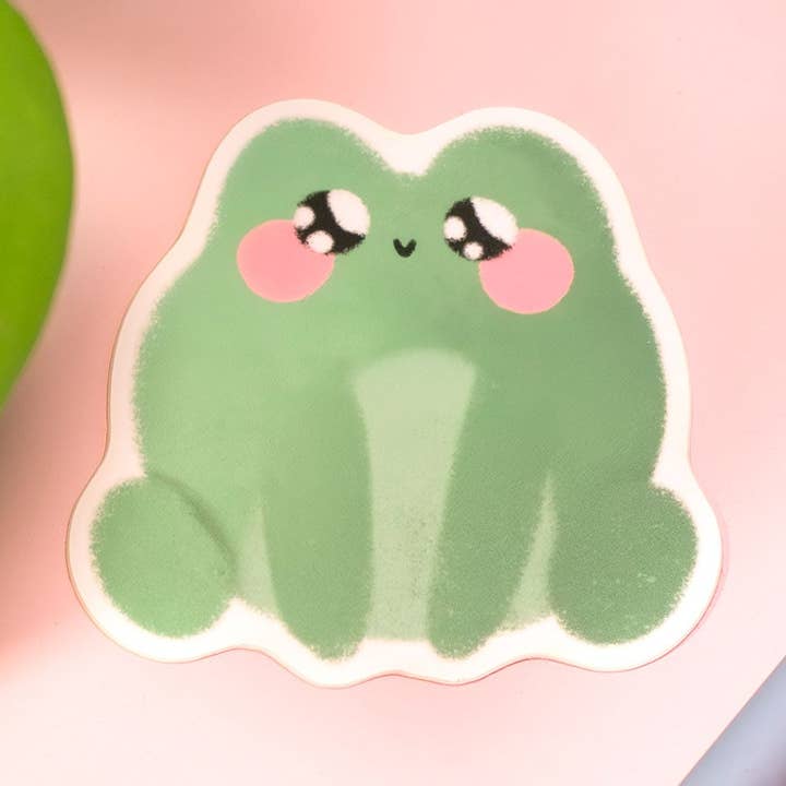 Whimsydew Art - Wholesale Sticker - Felicity Frog Sticker0