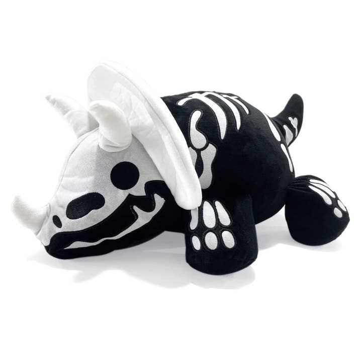 Womple Studios - Wholesale Stuffed/Plush Toy - Kids & Baby - DinoGlows MEGA Triceratops Reversible Fossil Plush Dinosaur1