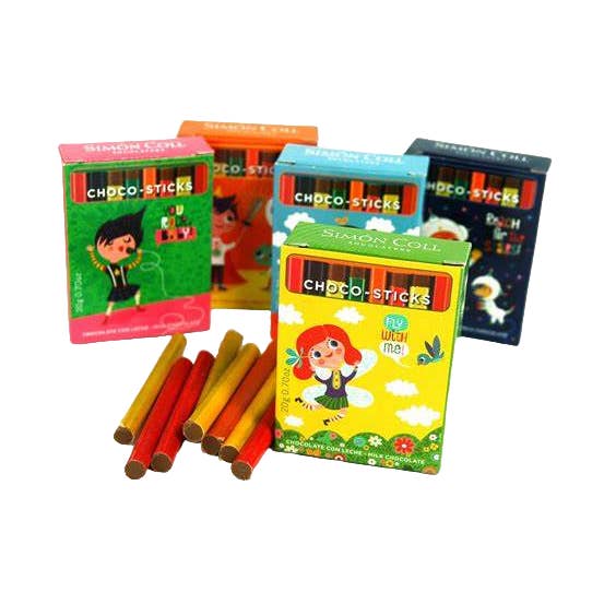 ADG Diffusion - Wholesale Chocolate - BOX OF 8 CHOCOLATE PENCILS - Box of 45 boxes0