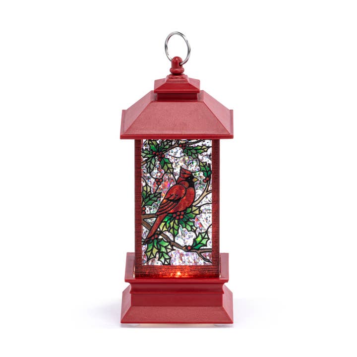 Red Cardinal Lit Lantern - 2x5in for wholesale by DEMDACO
