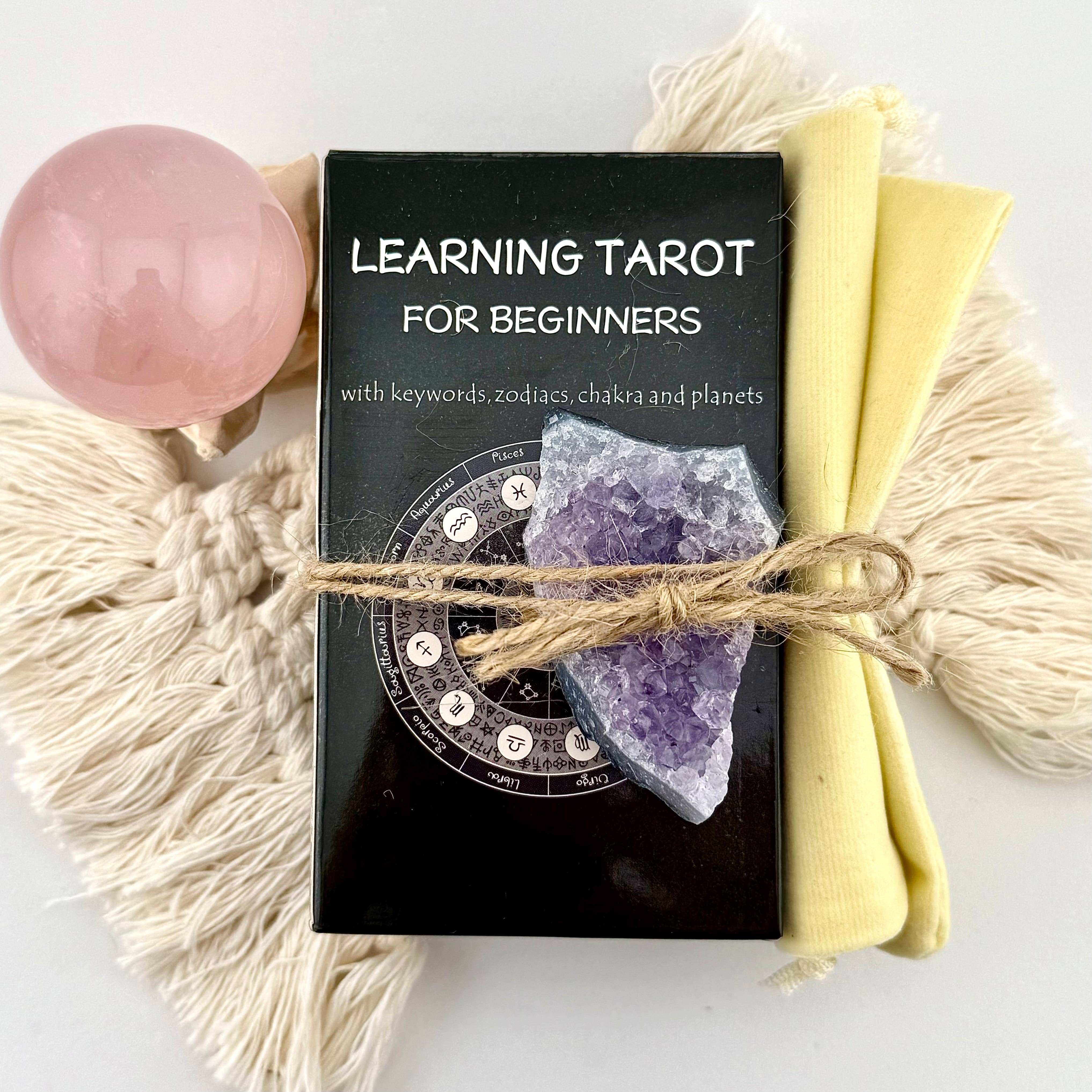 Liv Rocks – wholesale Tarot cards – Learning Tarot Deck for Beginners + Amethyst Bundle2