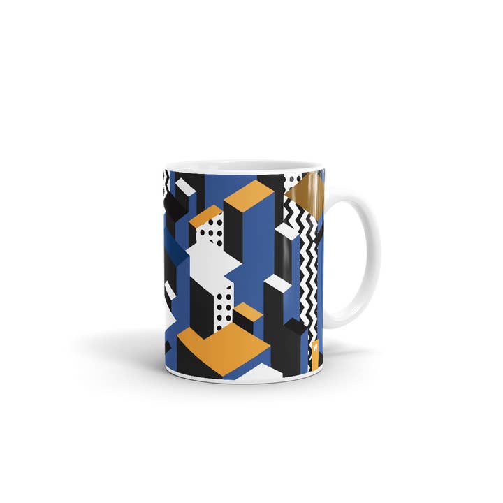 Mok - CITY BLUE voor wholesale door Weew Smart Design