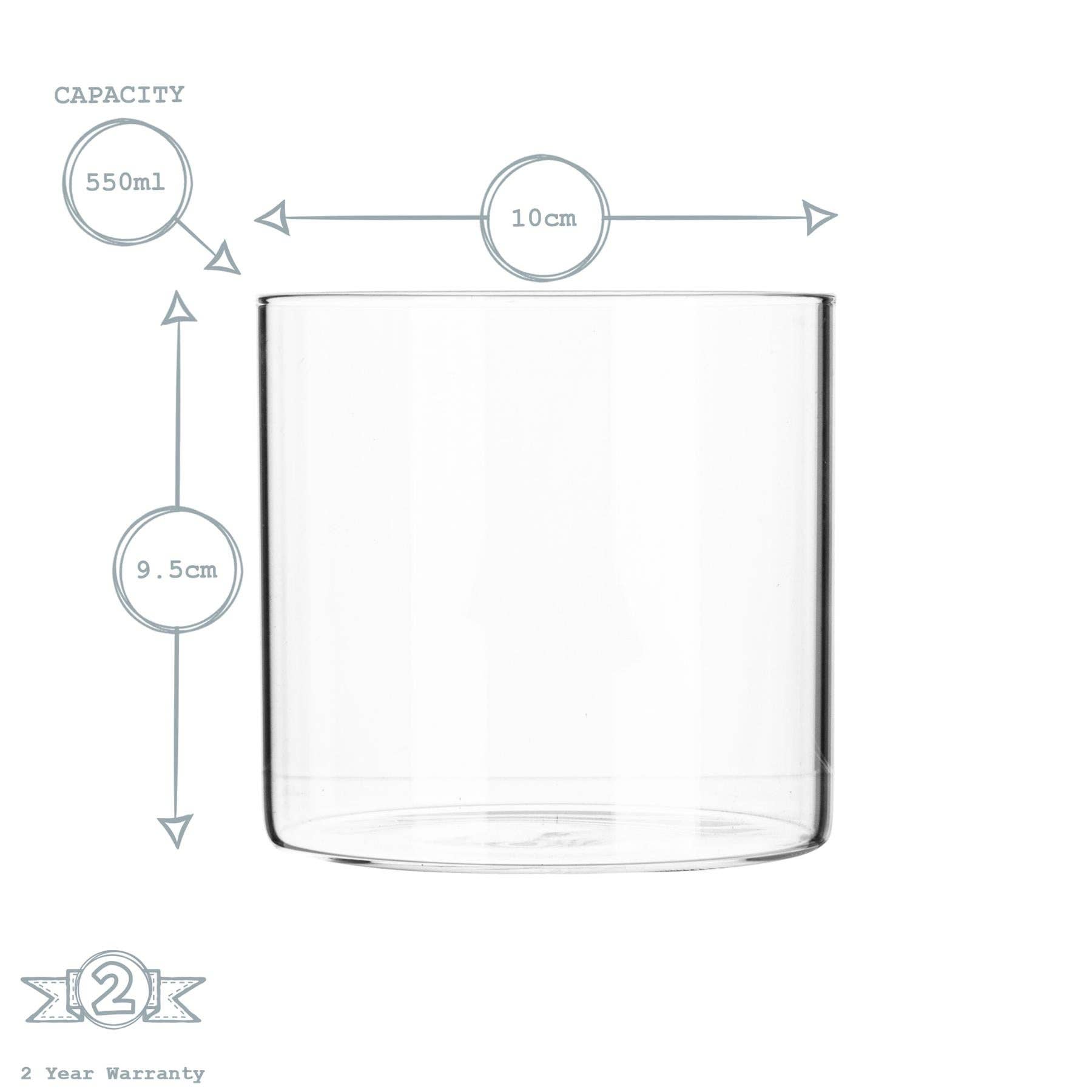 Rinkit Ltd - Wholesale Jar - Argon Tableware Minimalistic Storage Jar - 550ml4
