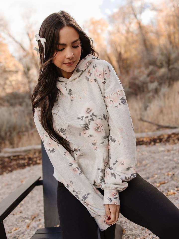 Ampersand Avenue - Wholesale Hoodie - Women's - University Hoodie - Petals & Pearls