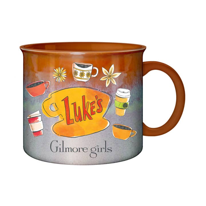 Mug de camping Gilmore Luke's Icones en céramique haute brillance 20z pour filles pour la vente par Silver Buffalo
