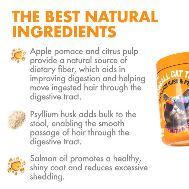 LEGITPET - Wholesale Pet Treats - Cat - Hairball cat treats with Psyllium Husk & Fish oil5