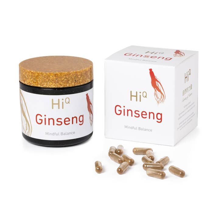 HiQ Ginseng 100 kapslar i 3 månader för wholesale av HiQ-Nature
