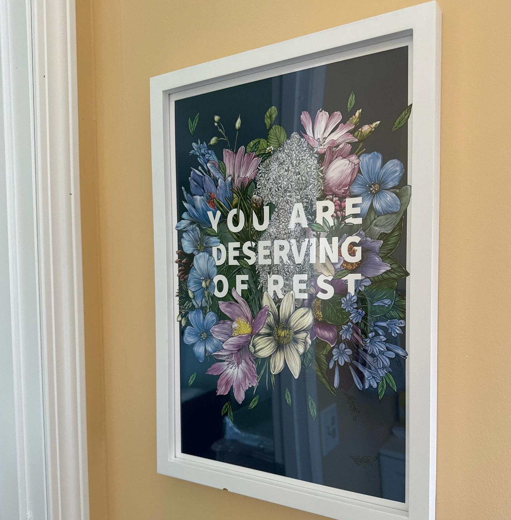 Transpainter - Wholesale Art Print - You Are Deserving of Rest Poster | Self Care Art Print2