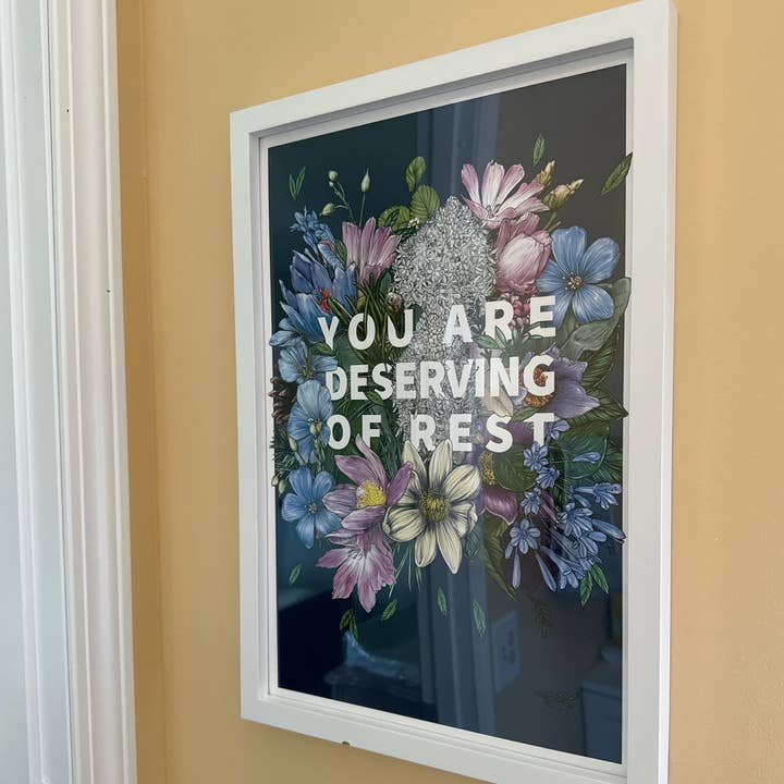 Transpainter - Wholesale Art Print - You Are Deserving of Rest Poster | Self Care Art Print2