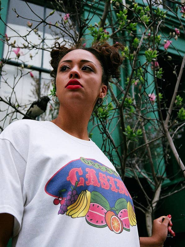 Fruity Casino Slots Design On White Short Sleeved T-shirt for wholesale by Dream But Do Not Sleep