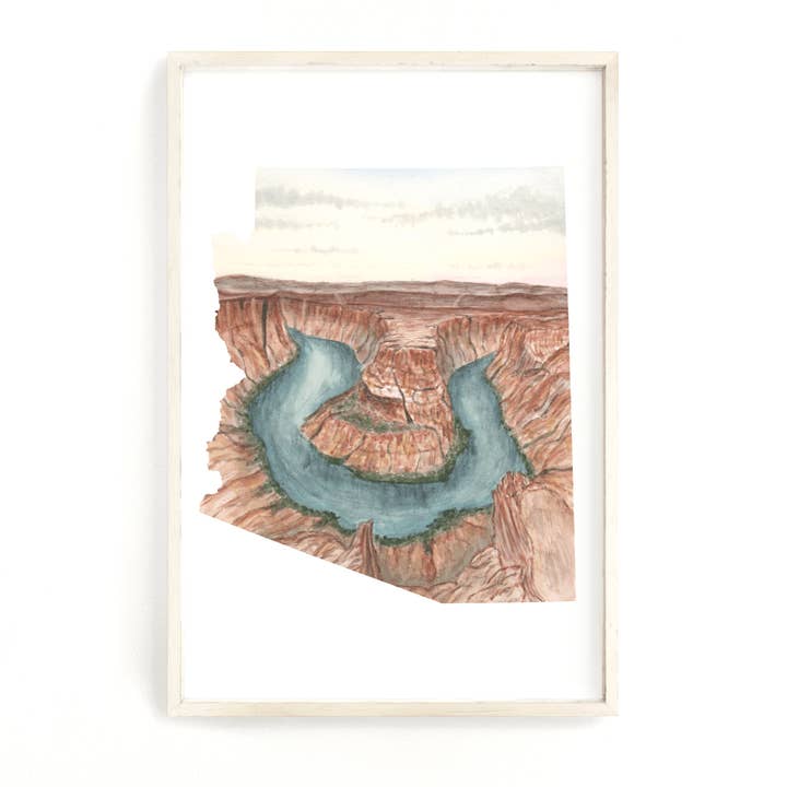 Arizona Print | Horseshoe Bend Kunst voor wholesale door Emilie Taylor