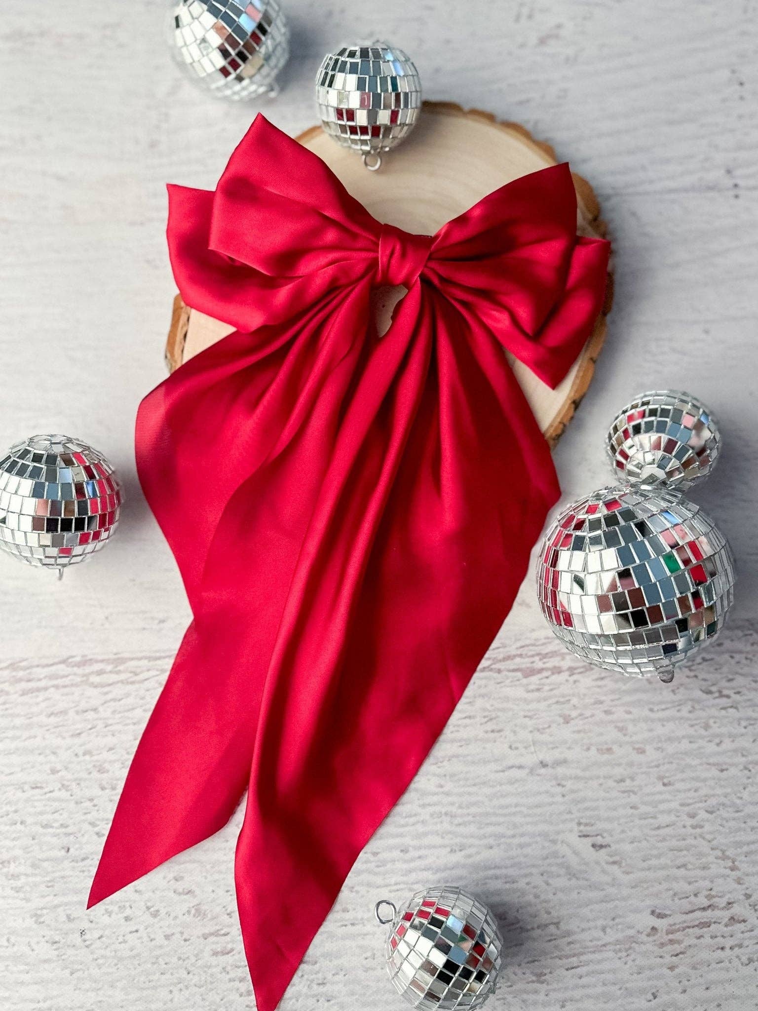 The Hair Bow Company - Vente Nœud pour cheveux – enfant - Nœuds Coquette en Satin - Pince Française - 20 cm9