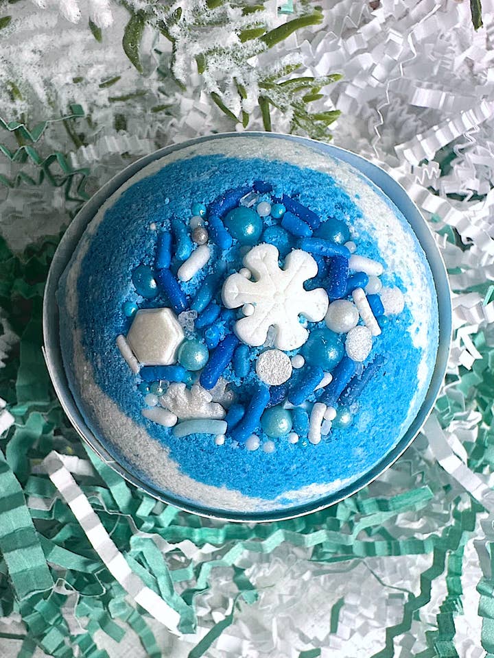 Sweet Snowflake Bath Bomb | Winter Bath time | Christmas for wholesale by Mandatory Me Time