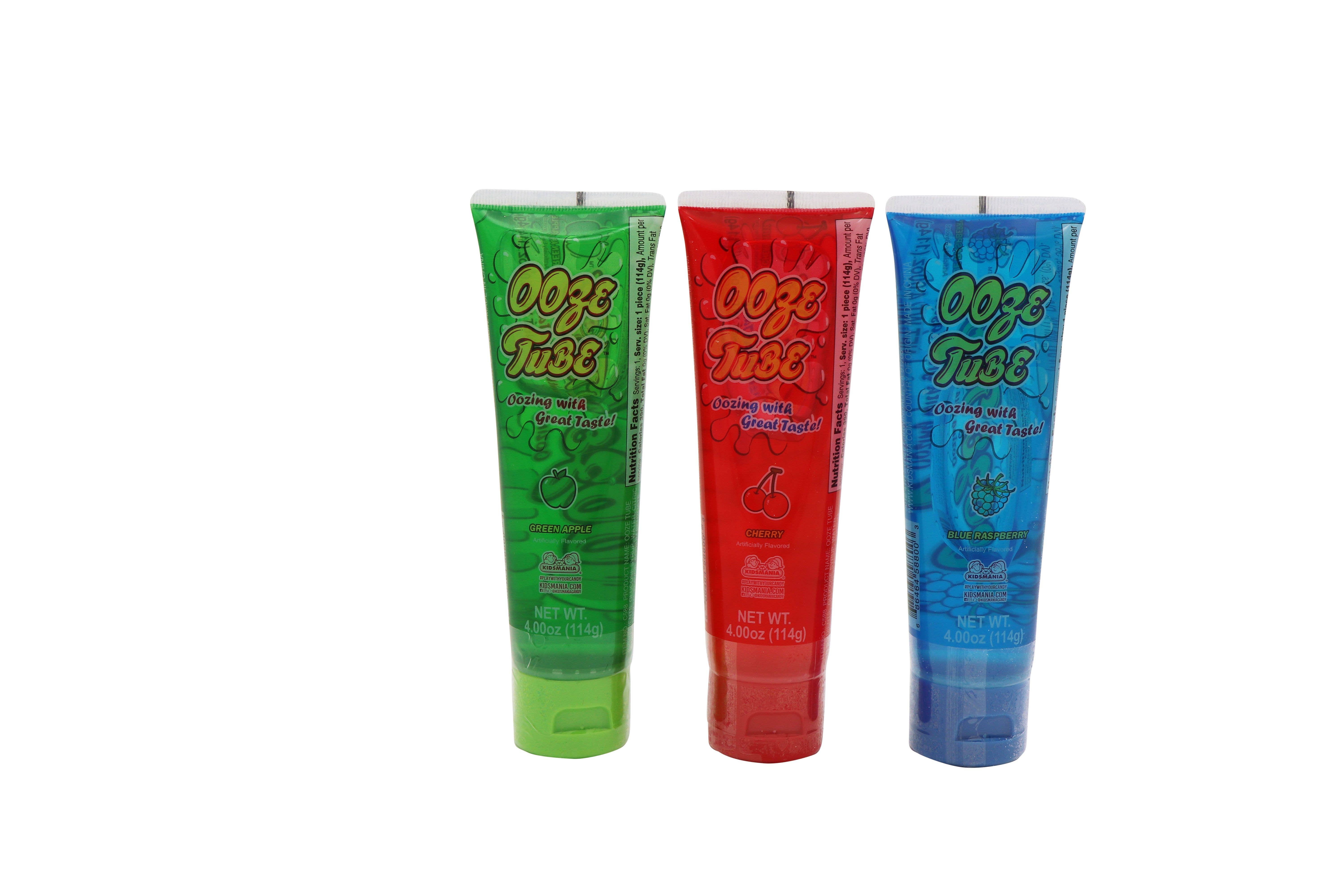 Grandpa Joe's Candy Shop - Wholesale Hard Candy - Sweet Bandit Ooze Tube Liquid Candy, 12ct