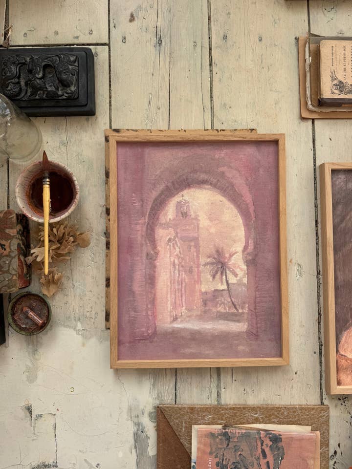 Art Print "Vers La Kasbah" for wholesale by tinystories