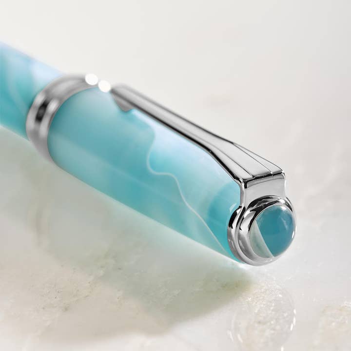 Levenger - Wholesale Pen - True Writer Classic Larimar Blue Pen
