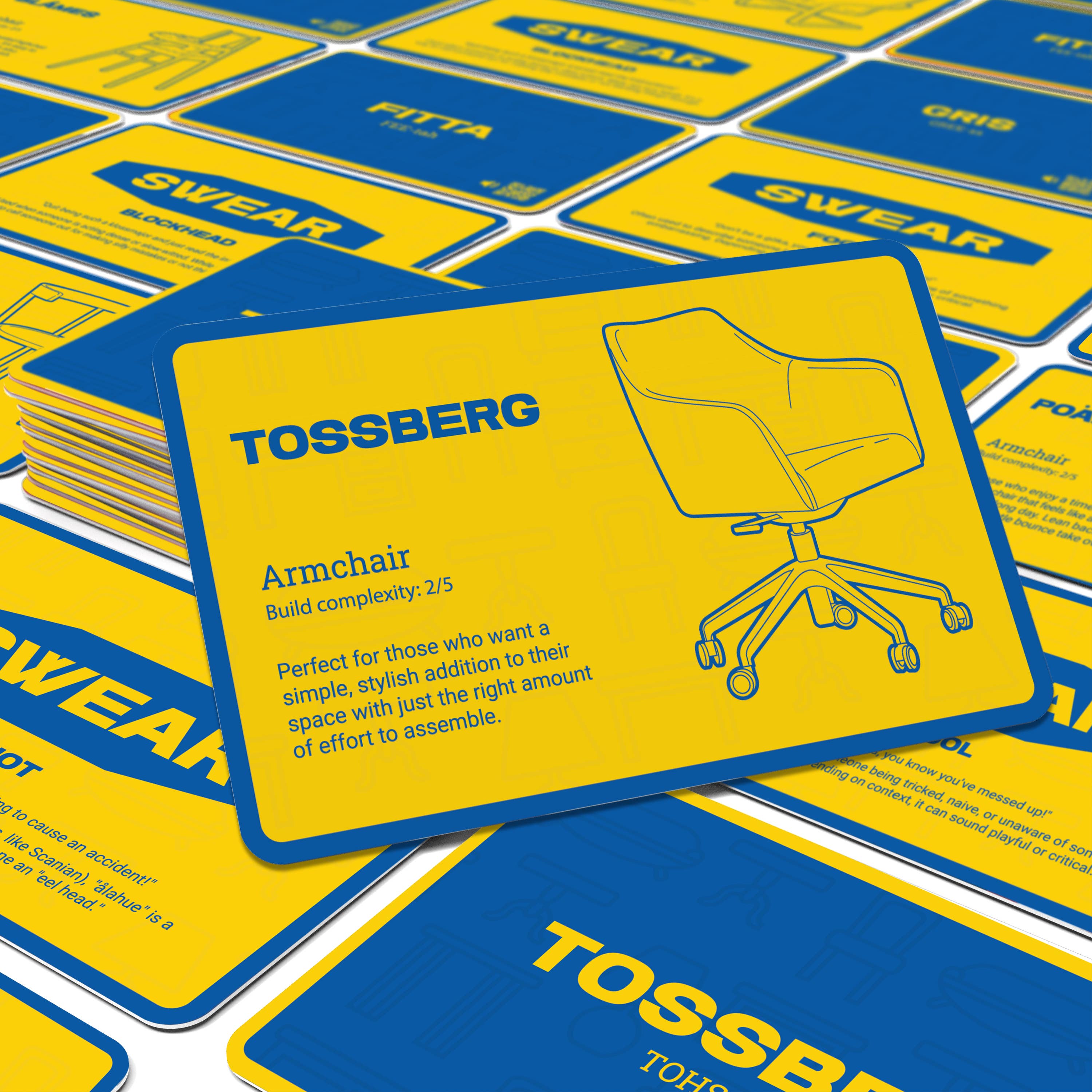 Bubblegum Stuff UK – wholesale Card game – Swear or Chair | Hilarious Adult Trivia | 20m+ TikTok Views1