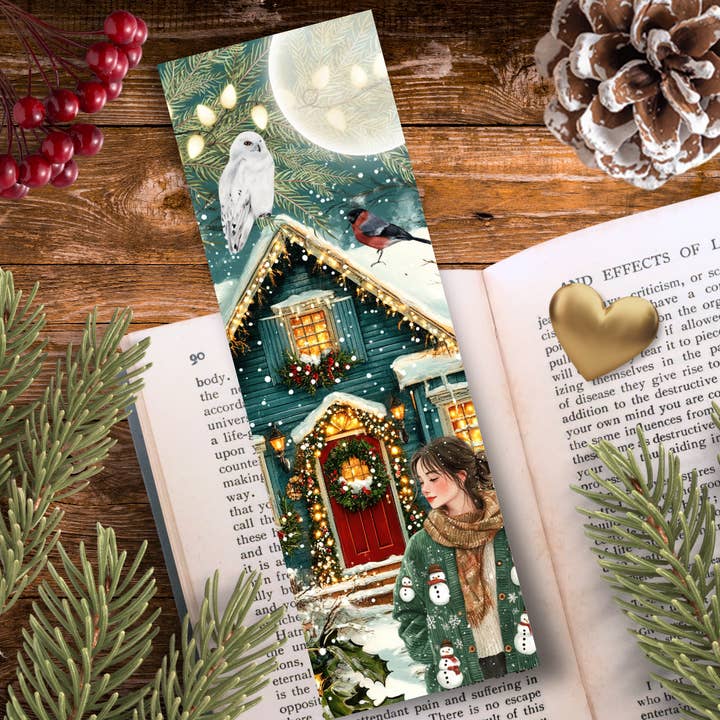 Marque Page pour livre La Maison aux mille lanternes pour la vente par Les Moonettes