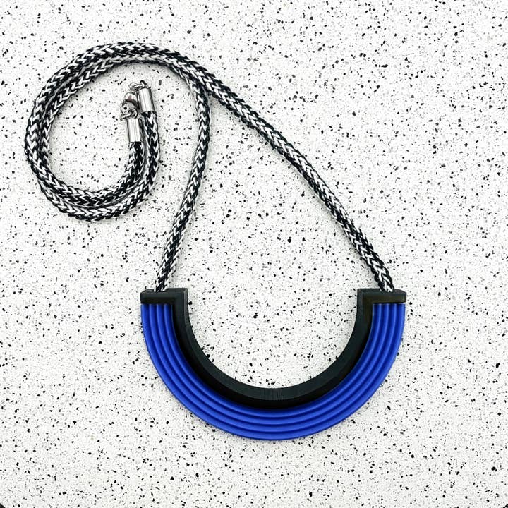 Dikke halsketting met halve cirkel voor wholesale door Sarah Joy Jewellery