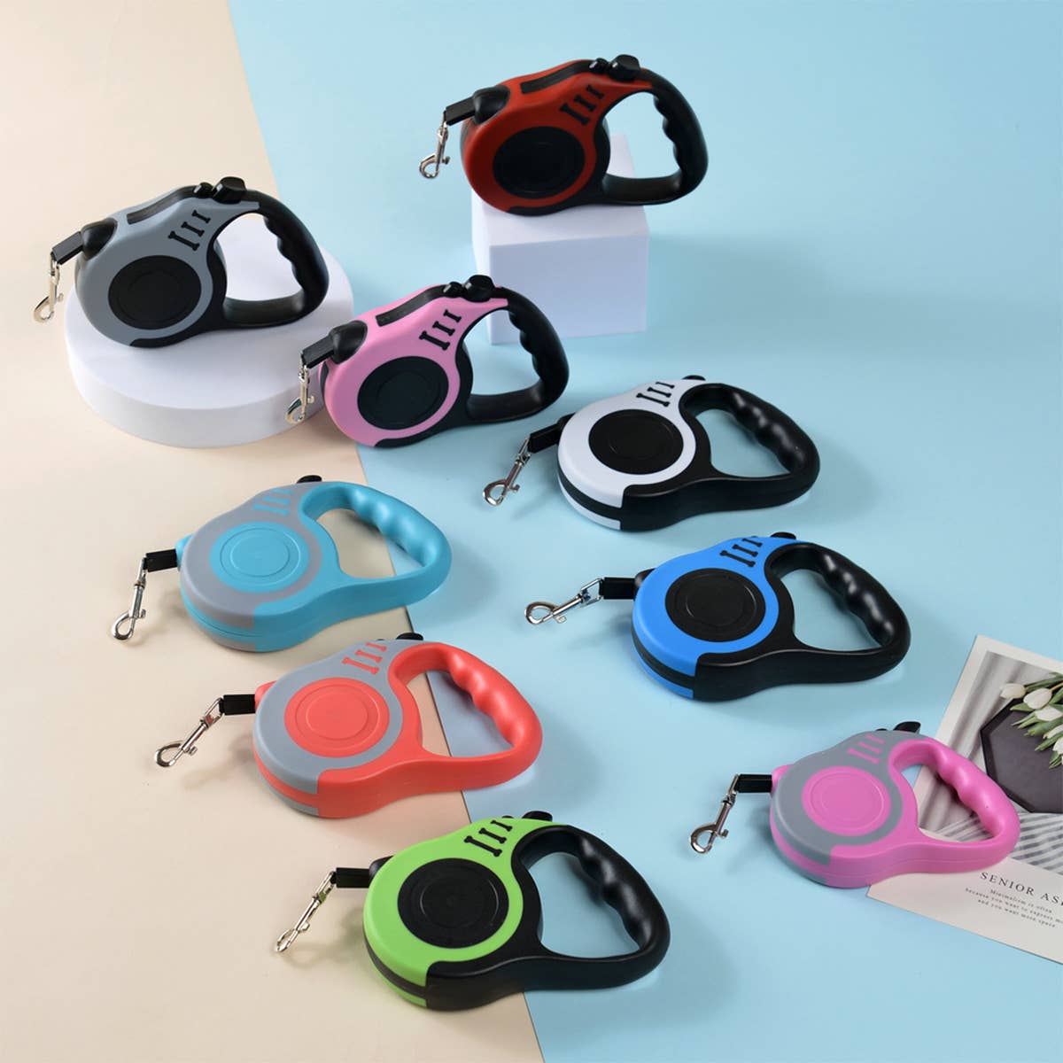 DOUBLJU - Wholesale Pet Leash - Dog - AUTOMATIC RETRACTABLE SMALL AND MEDIUM PET LEASH_CWMM977014