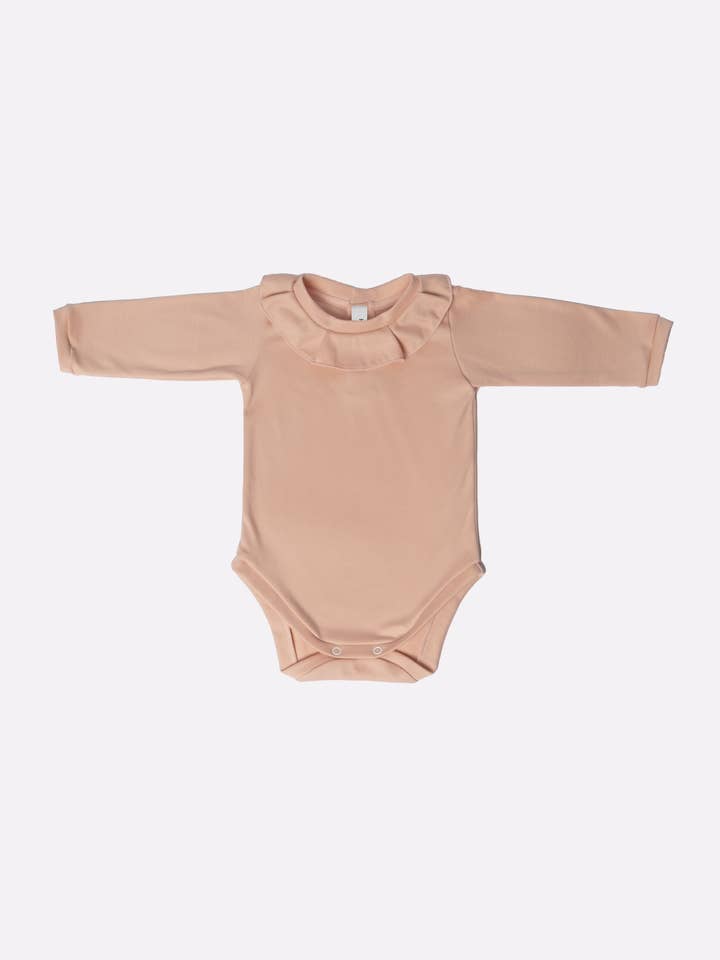 Body baby mangas largas algodón pima peruano para venta al por mayor de Hivras Paris