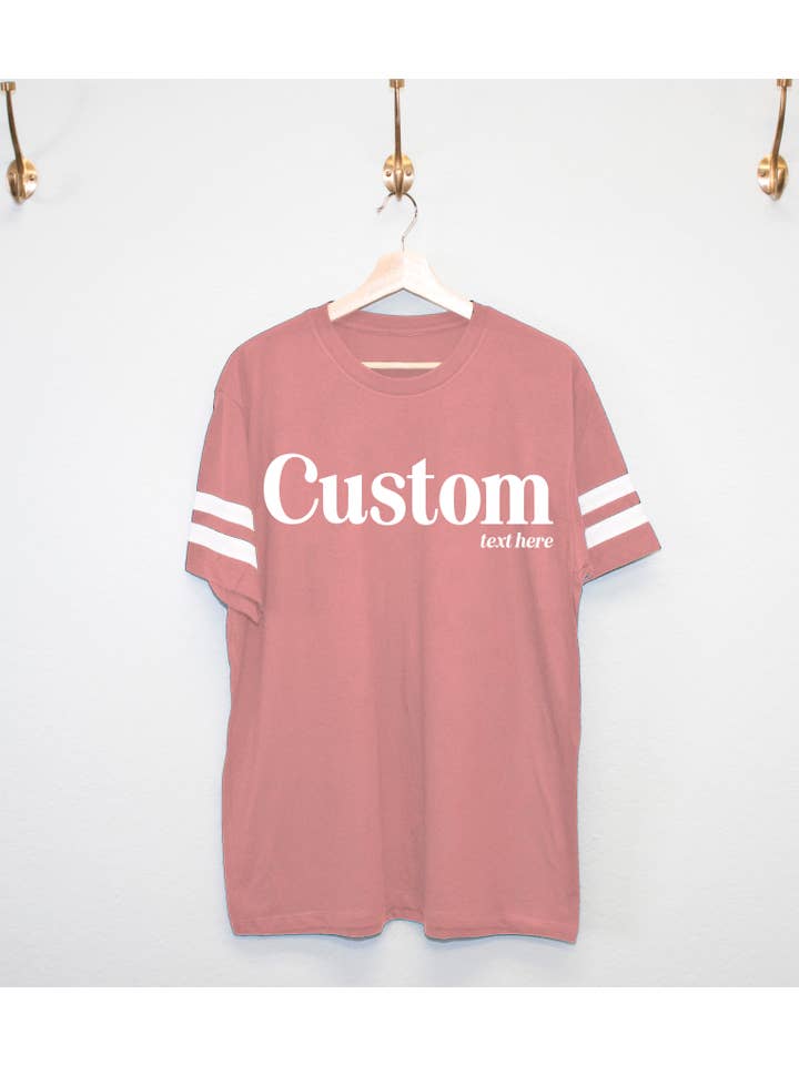 Nobullwoman Apparel - Vente T-shirt sérigraphié – unisexe - T-shirts unisexes VARSITY PERSONNALISÉS, Votre Équipe, École, Ville11