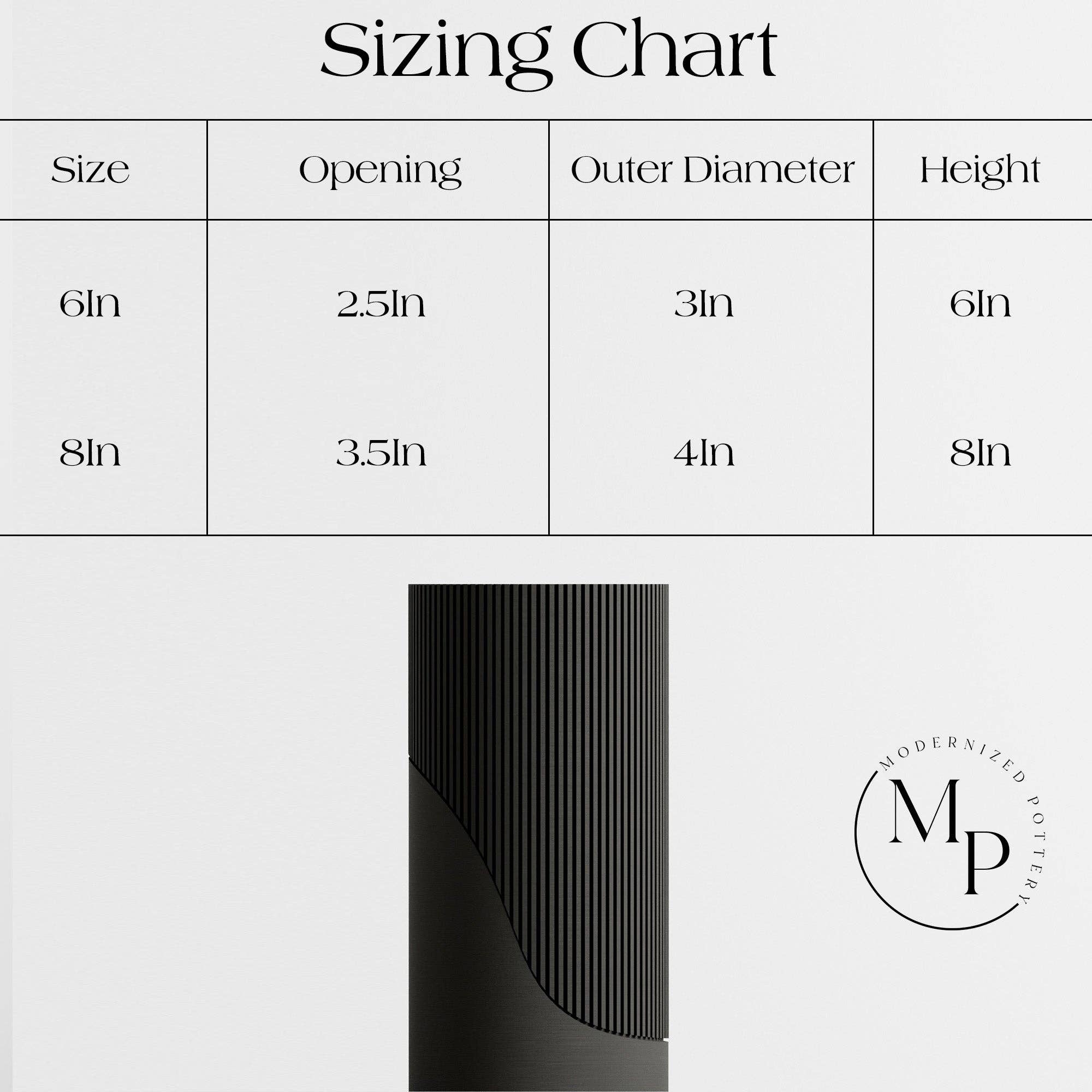 Modernized Pottery - Wholesale Vase - Contour Vase0