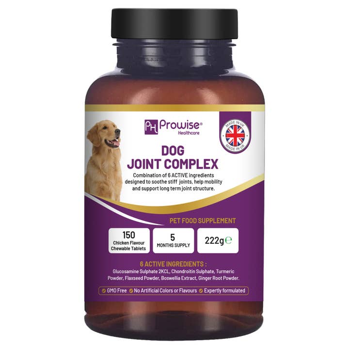 Prowise Healthcare - Wholesale Pet Supplement - Dog - Dog Joint Supplement UK Manufactured I 150 Chicken Flavor Ch