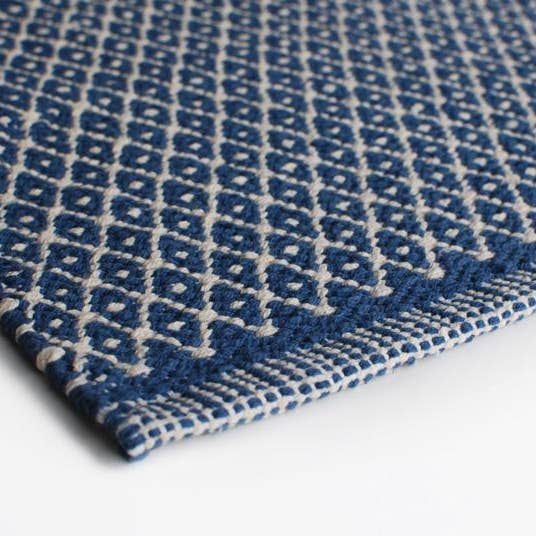 Rugs - Blue Rhombe 70x200 cm for wholesale by Aspegren Denmark
