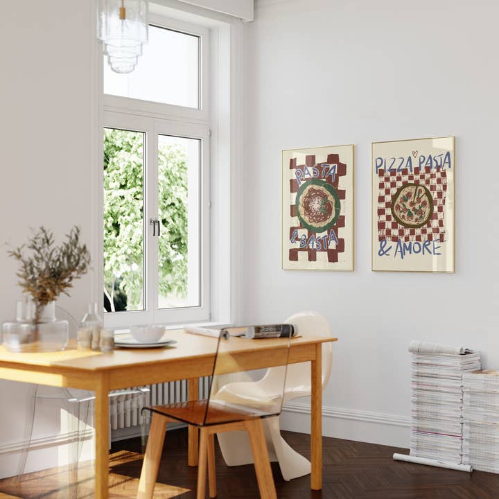 Studio Dolci - Wholesale Poster - POSTER SET PIZZA, PASTA & LOVE / PASTA & BASTA1