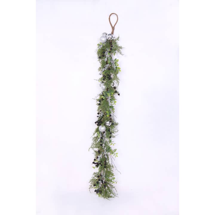 Wholesale Home Decor - Wholesale Bunting/Garland - Winterberry Dazzle 4ft Garland