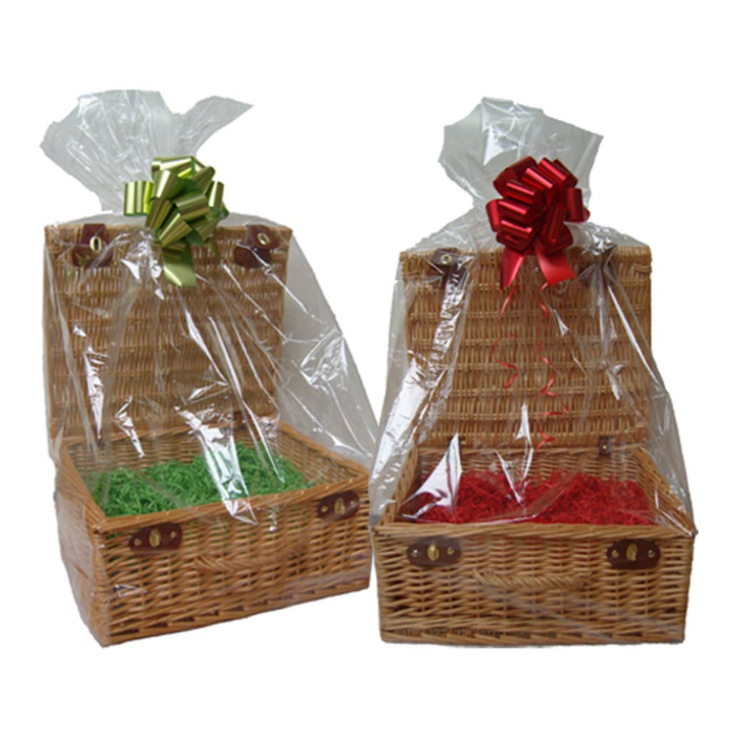Candi Gifts – wholesale Gift bag – 50 x Clear Cellophane Basket Bags, Gift Wrap, Packaging1