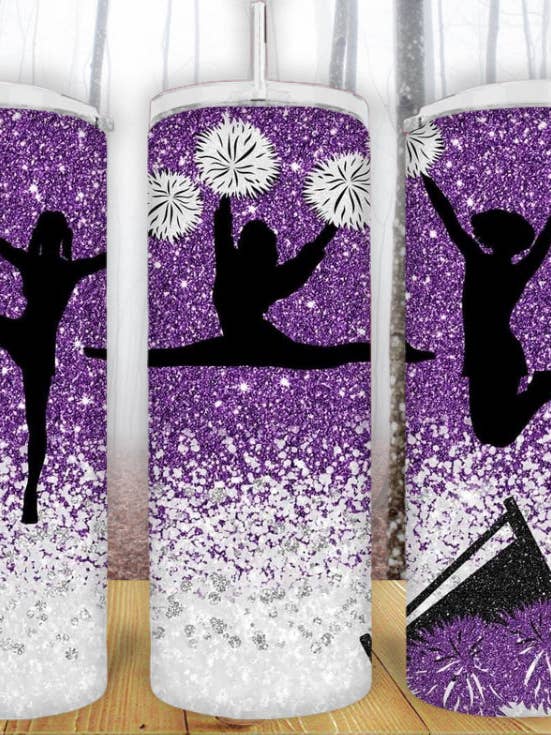 20oz Cheerleader Tumbler for wholesale by Creative Queen Boutique
