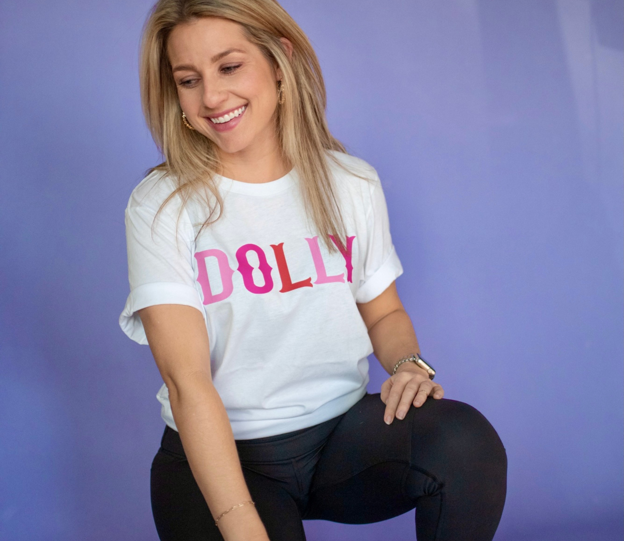 Letters and Lucy - Venta al por mayor Camiseta serigrafiada - Mujer - Camiseta Dolly1