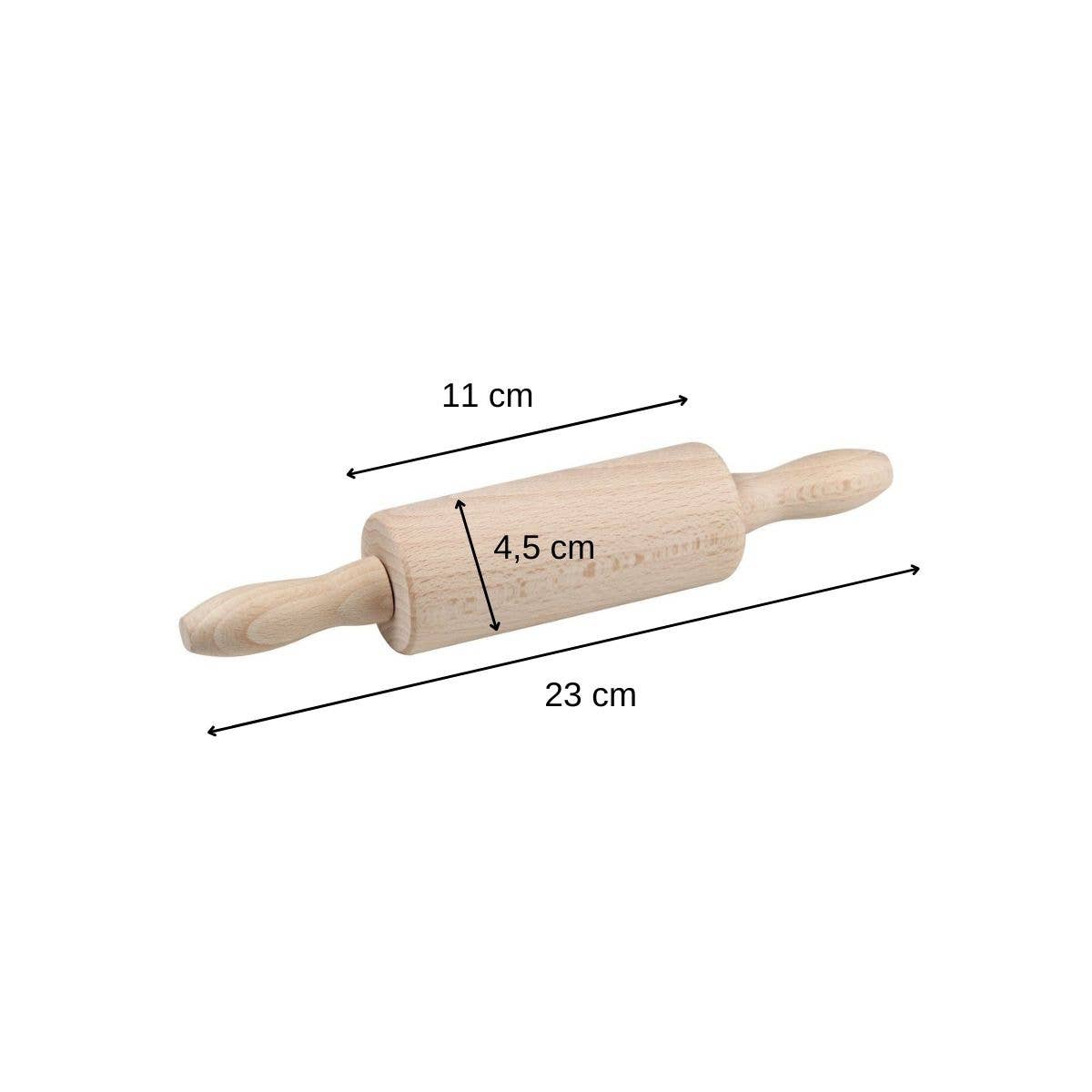 Zenker - Wholesale Deegroller - Zenker mini houten deegroller van 23 cm2