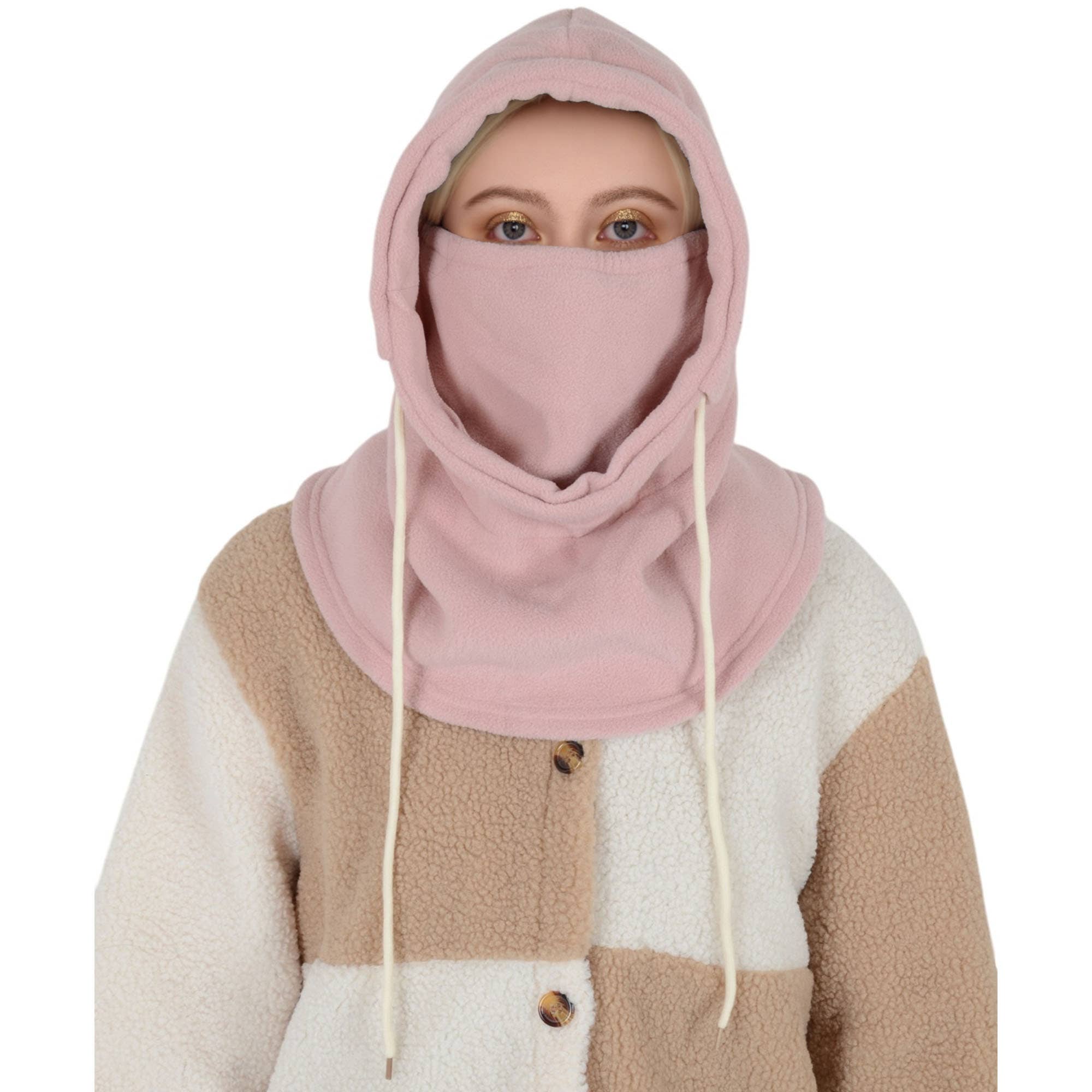 AK Brand - Wholesale Balaclava - Women's - Winter Fleece Face Mask Balaclava Warm Neck Face Cover Hat17