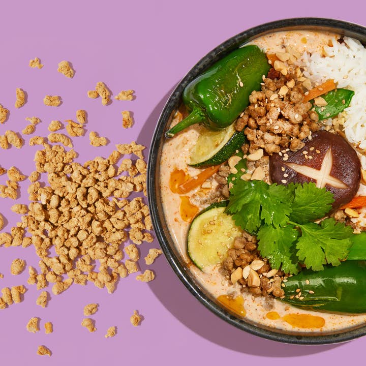 Sunflower Family - Wholesale Shelf Stable Prepared Meal - sunflowerCURRY - Sunflower Mince "Thai Curry" organic