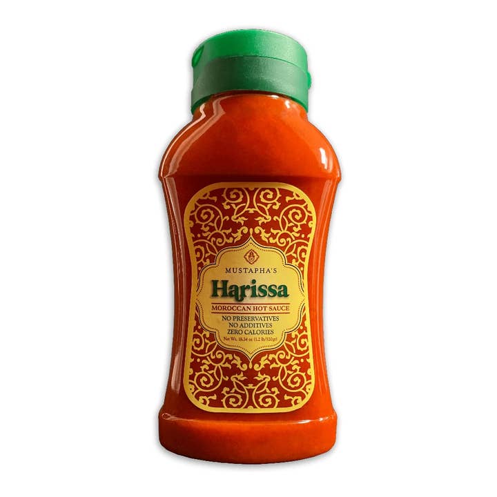 Mustaphas - Wholesale Hot Sauce - Mustapha's Harissa Hot Sauce (Case of 6 X 18.34 oz Bottles)